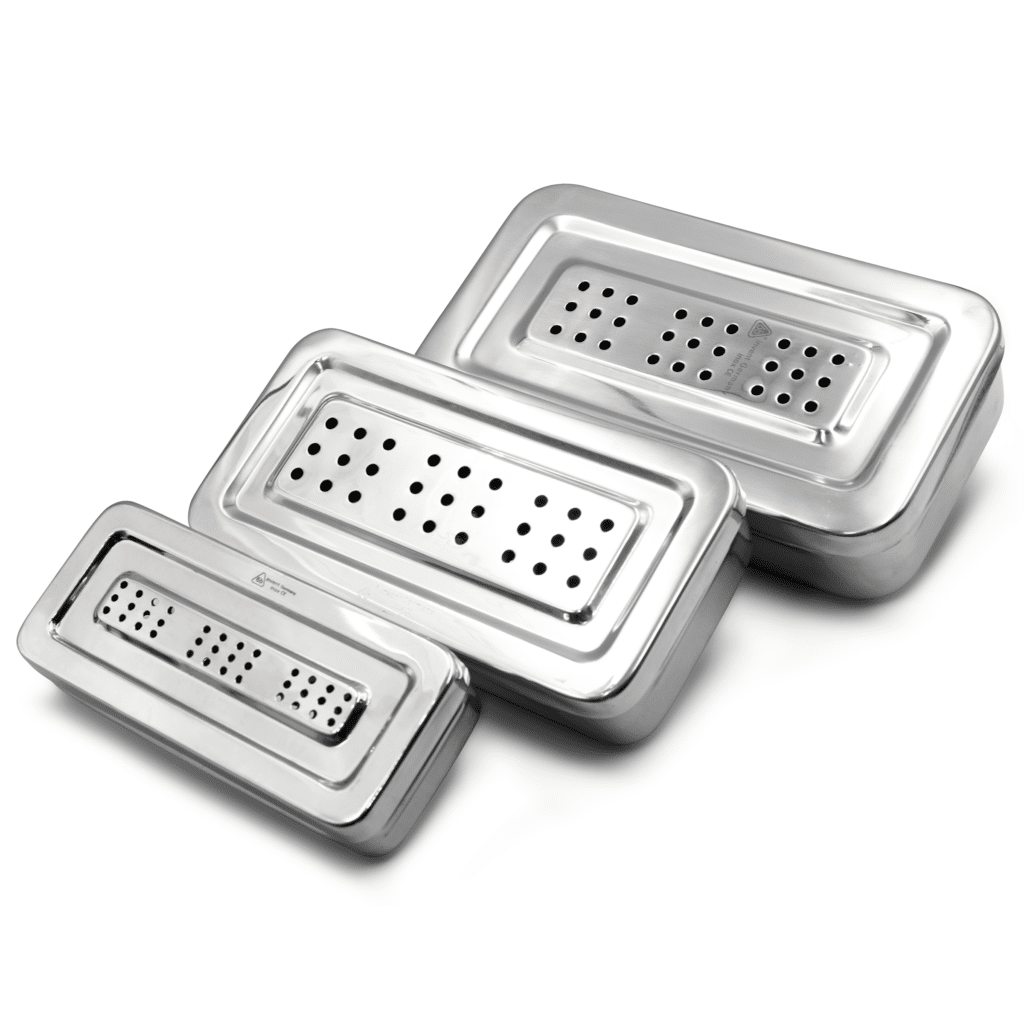 Caja Para Esterilizar Perforada -Marca: 6B Germany Organizadores | Odontology BG