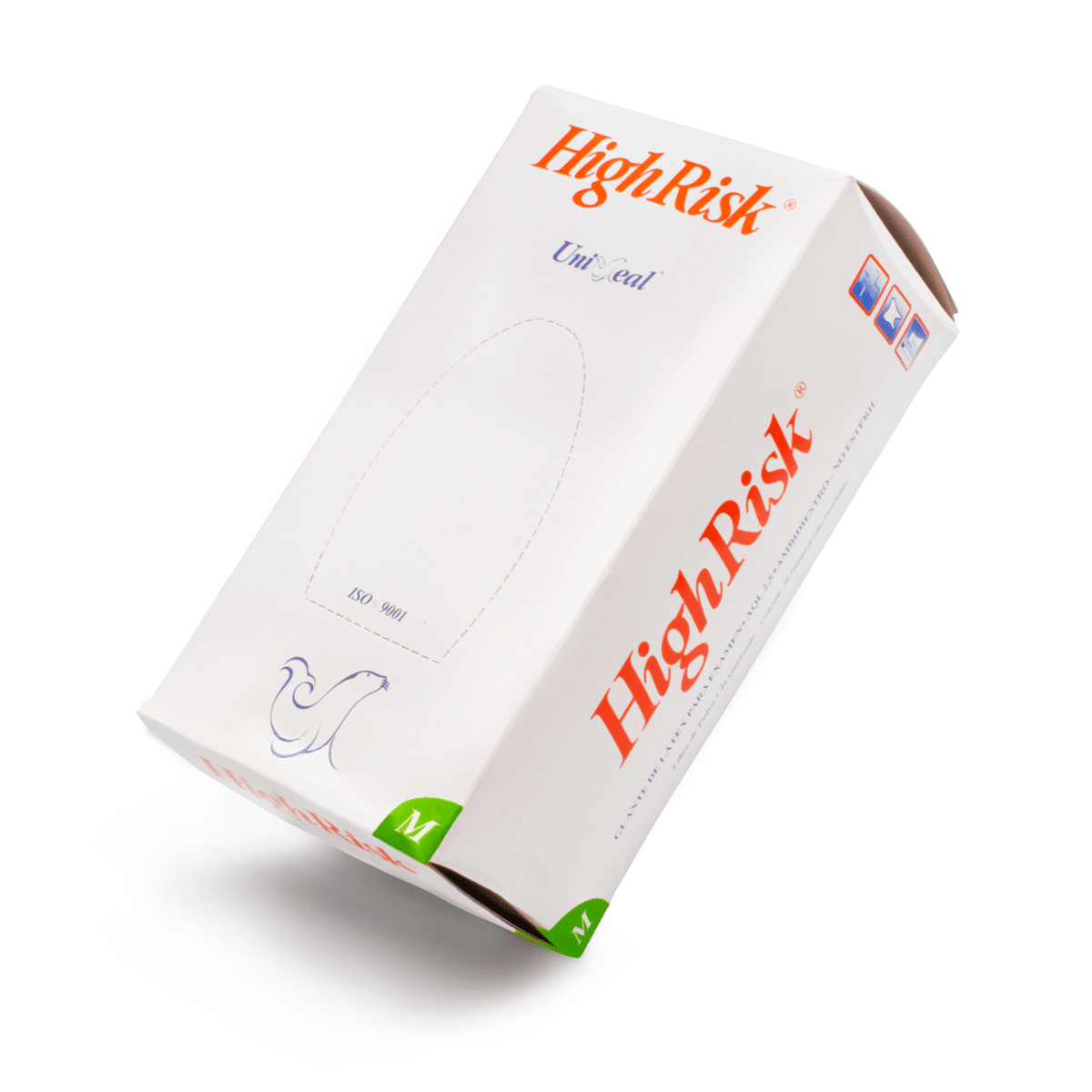 Guante Examen High Risk -Marca: UniSeal Guantes De Latex | Odontology BG