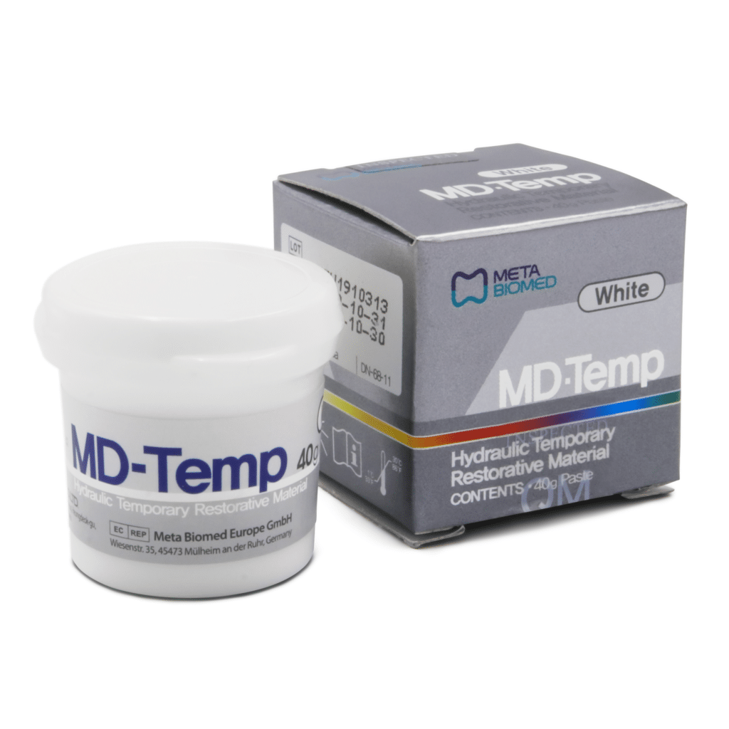 Obturador Temporal MD-Temp -Marca: MetaBiomed Resinas | Odontology BG