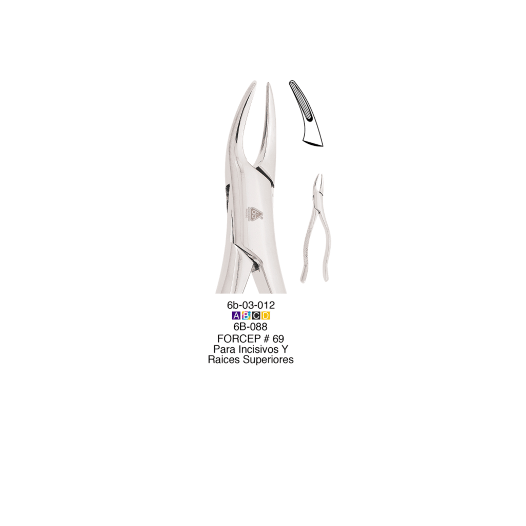 Fórceps Adulto 69 Cirugía Deposito Dental Odontology BG