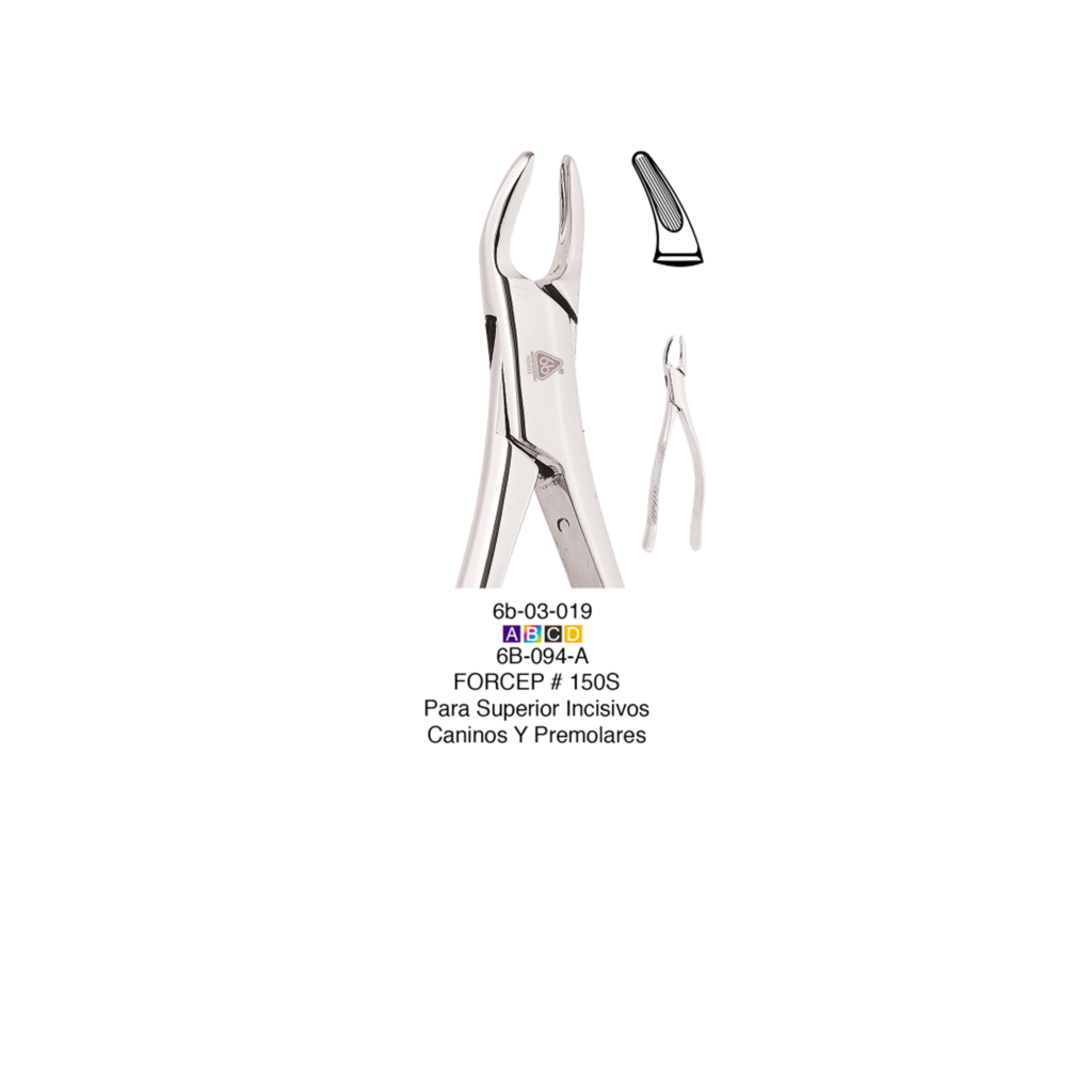 Fórceps Adulto 150S Cirugía Deposito Dental Odontology BG
