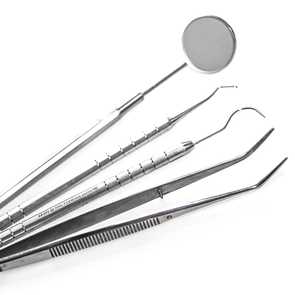 Juego Básico 1X4 Adulto (Trípode) Diagnóstico Deposito Dental Odontology BG