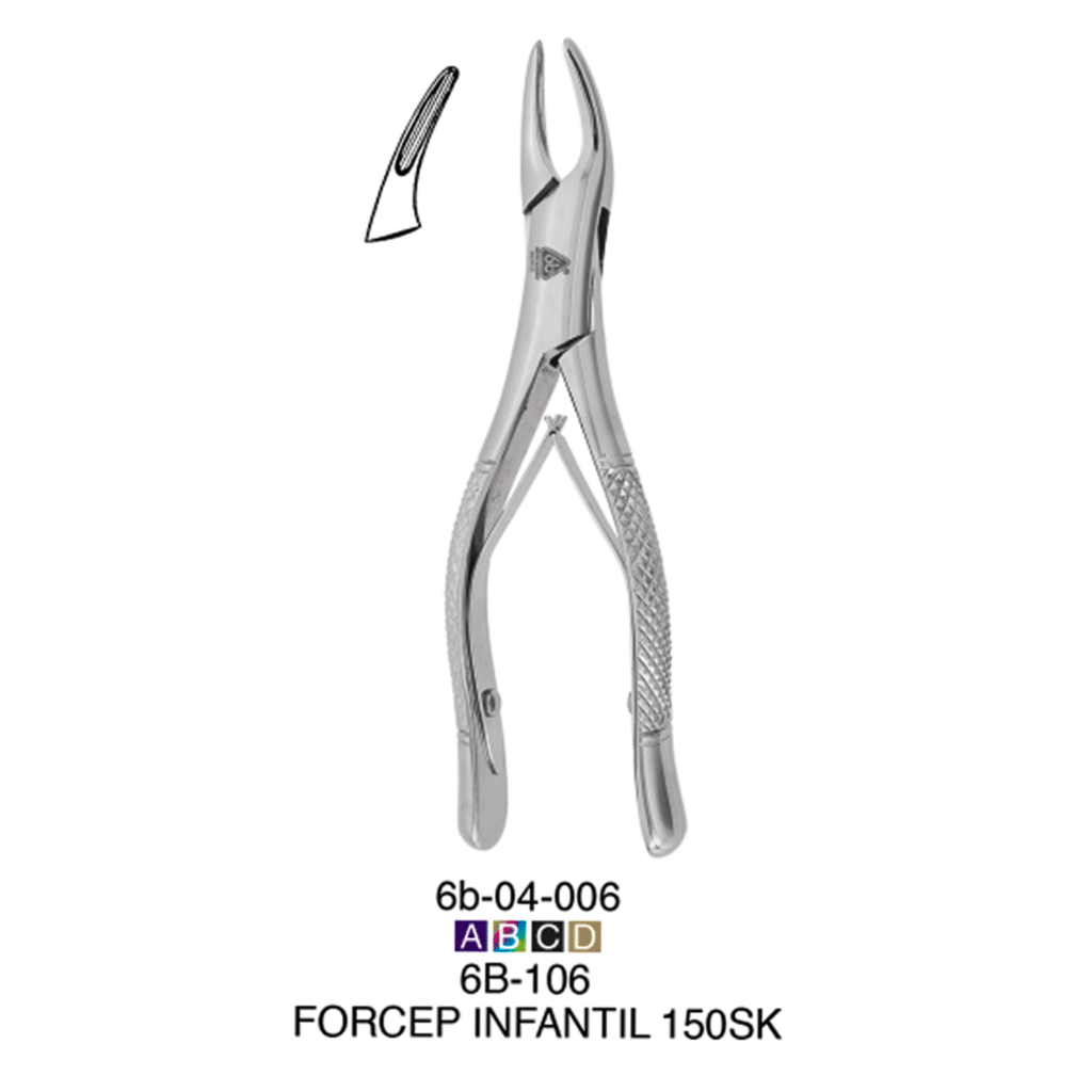 Fórceps Infantil 150SK Cirugía Deposito Dental Odontology BG