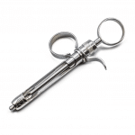 Jeringa Tipo Bayer Con Anillo y Muleta