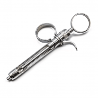 Jeringa Tipo Bayer Con Anillo y Muleta Aniversario Deposito Dental Odontology BG