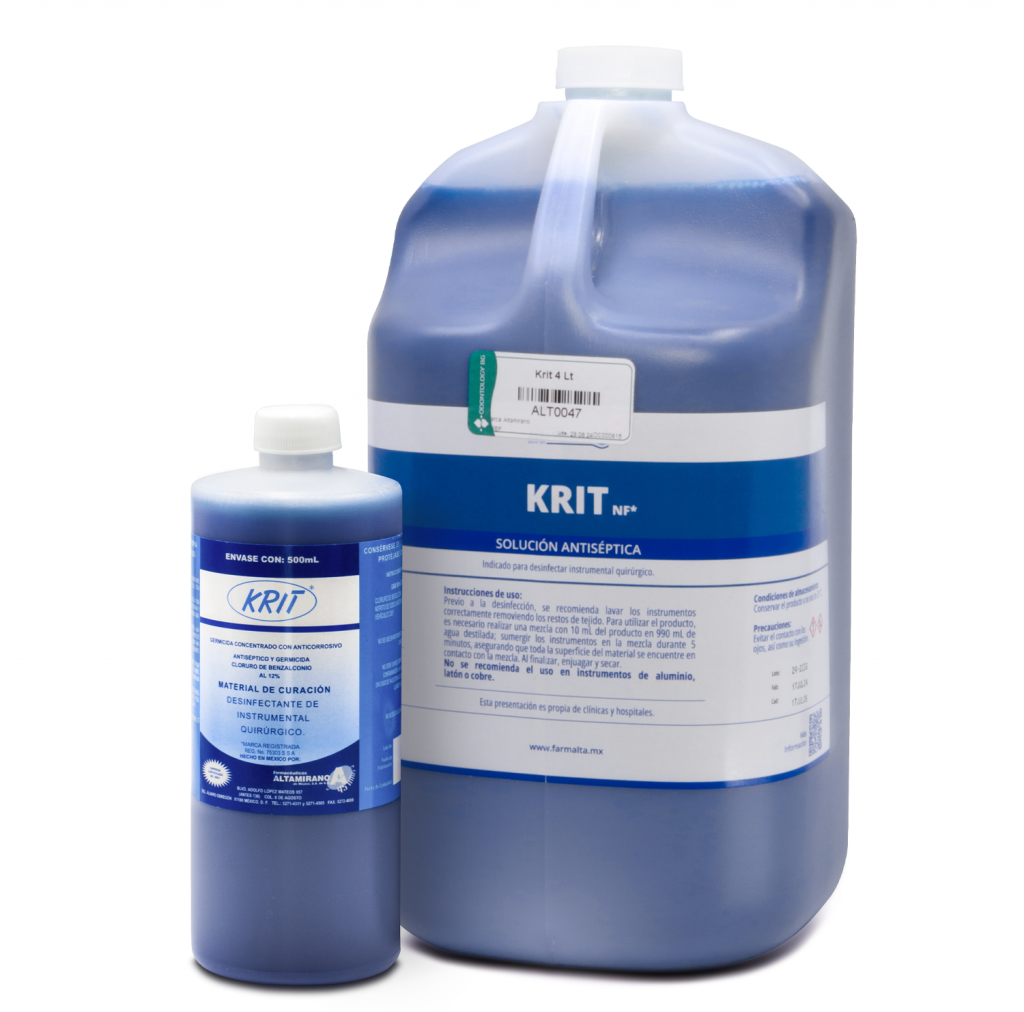 Krit Germicida Esterilización Deposito Dental Odontology BG
