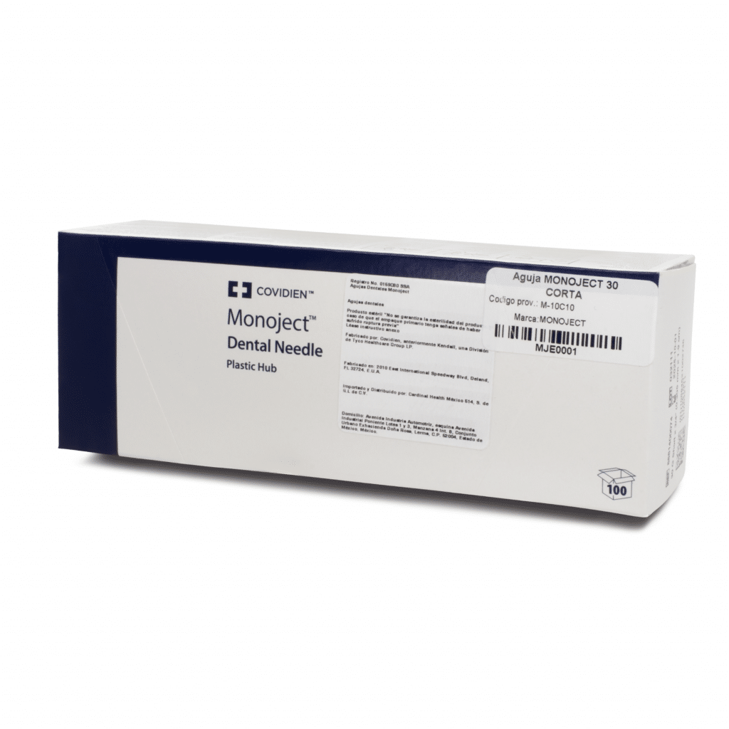 Aguja Dental Monoject Anestesia Deposito Dental Odontology BG