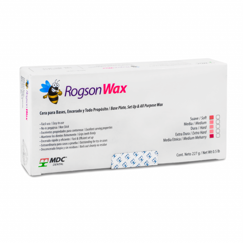 Cera Para Bases Rosa Rogson Wax Consumibles De Laboratorio Deposito Dental Odontology BG