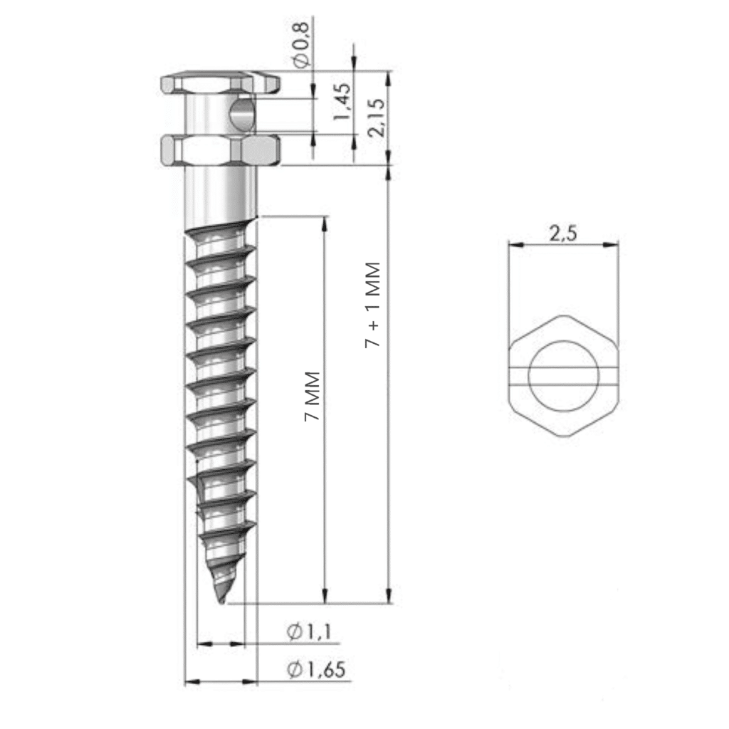 Microimplante OSAS Slot -Marca: DEWIMED Microimplantes | Odontology BG