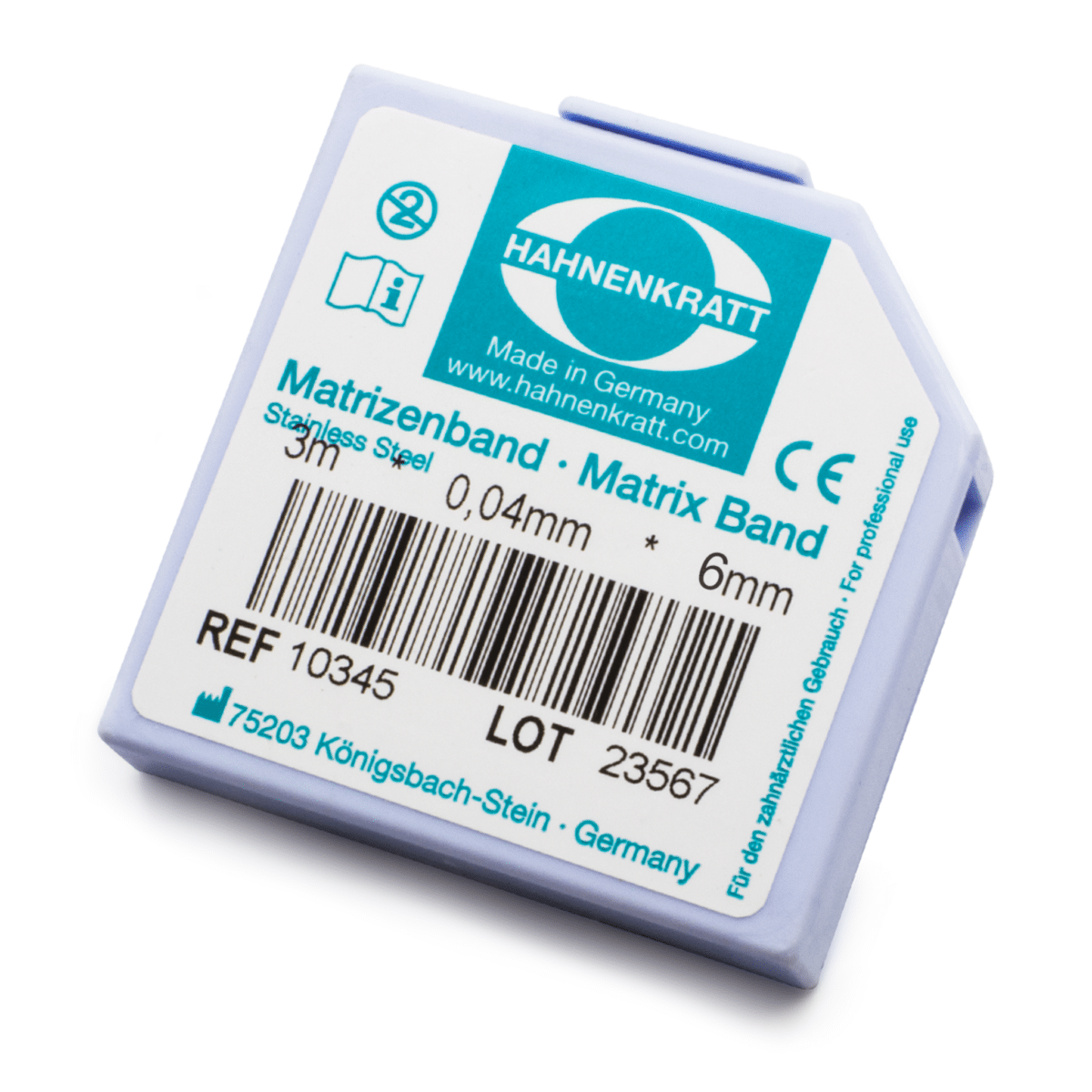 Banda Matriz En Rollo -Marca: HAHNENKRATT Resinas | Odontology BG