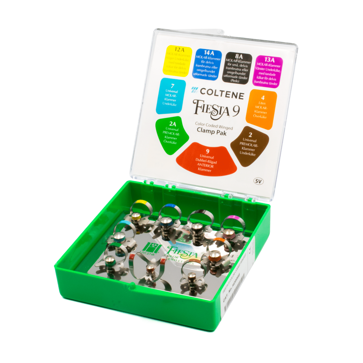 Kit de Grapas Fiesta -Marca: Hygenic Instrumentos de Aislamiento | Odontology BG