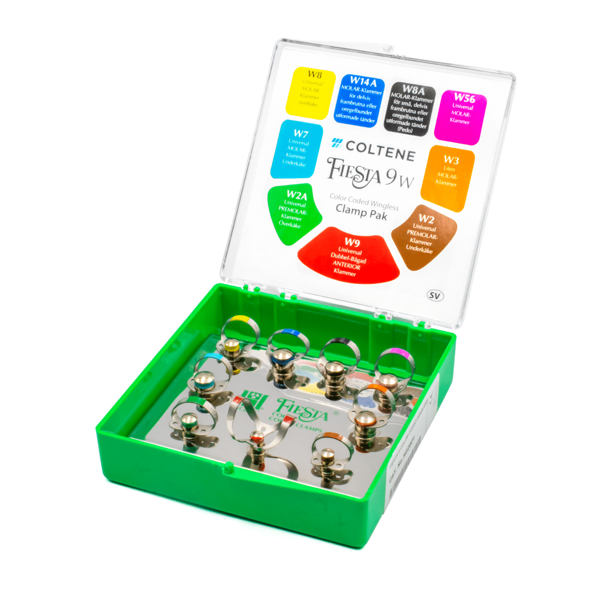 Kit de Grapas Fiesta -Marca: Hygenic Instrumentos de Aislamiento | Odontology BG