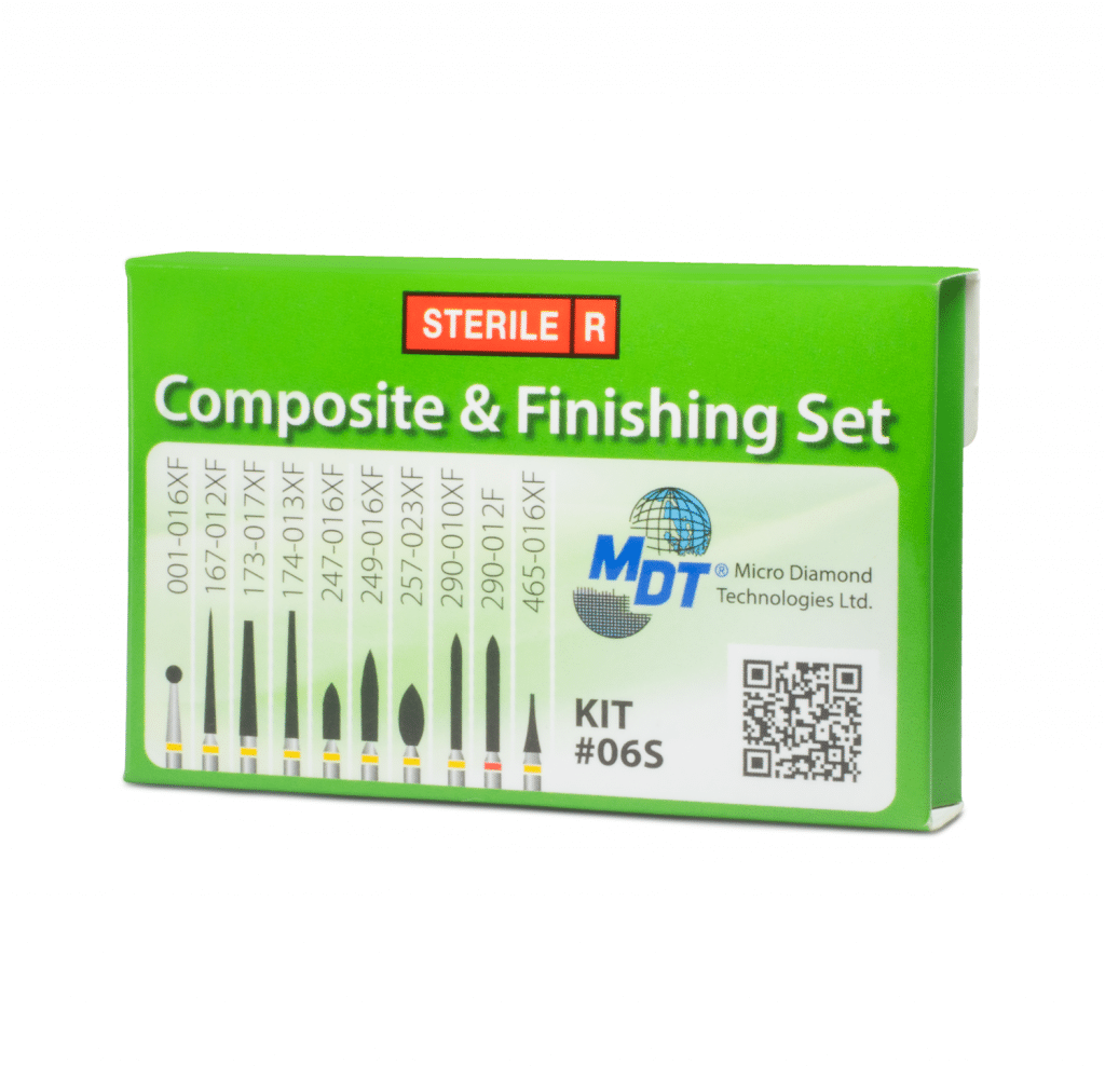 Kit Terminación Resina/Porcelana Abrasivos Deposito Dental Odontology BG
