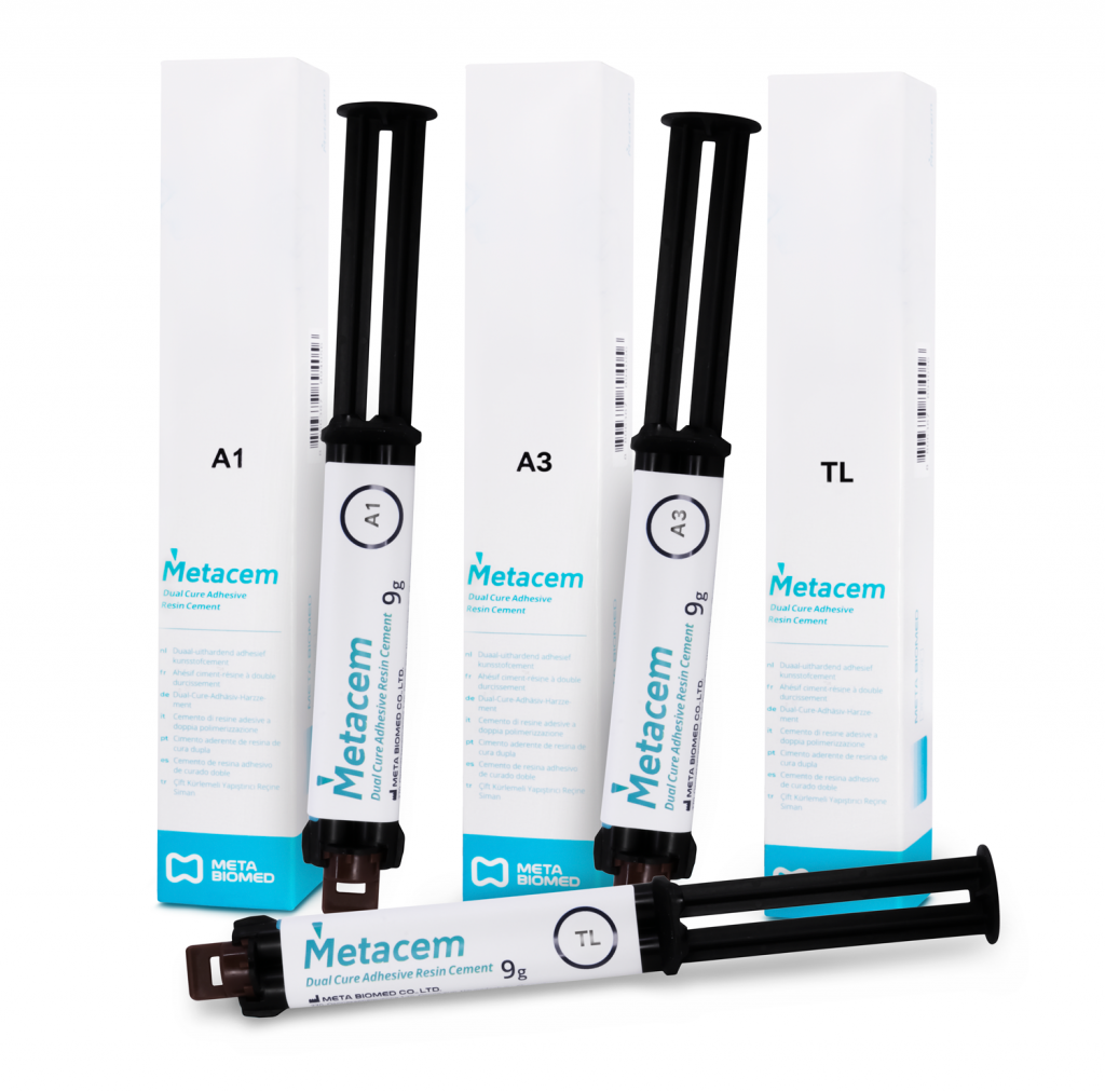 Resina Dual Metacem Cemento Deposito Dental Odontology BG