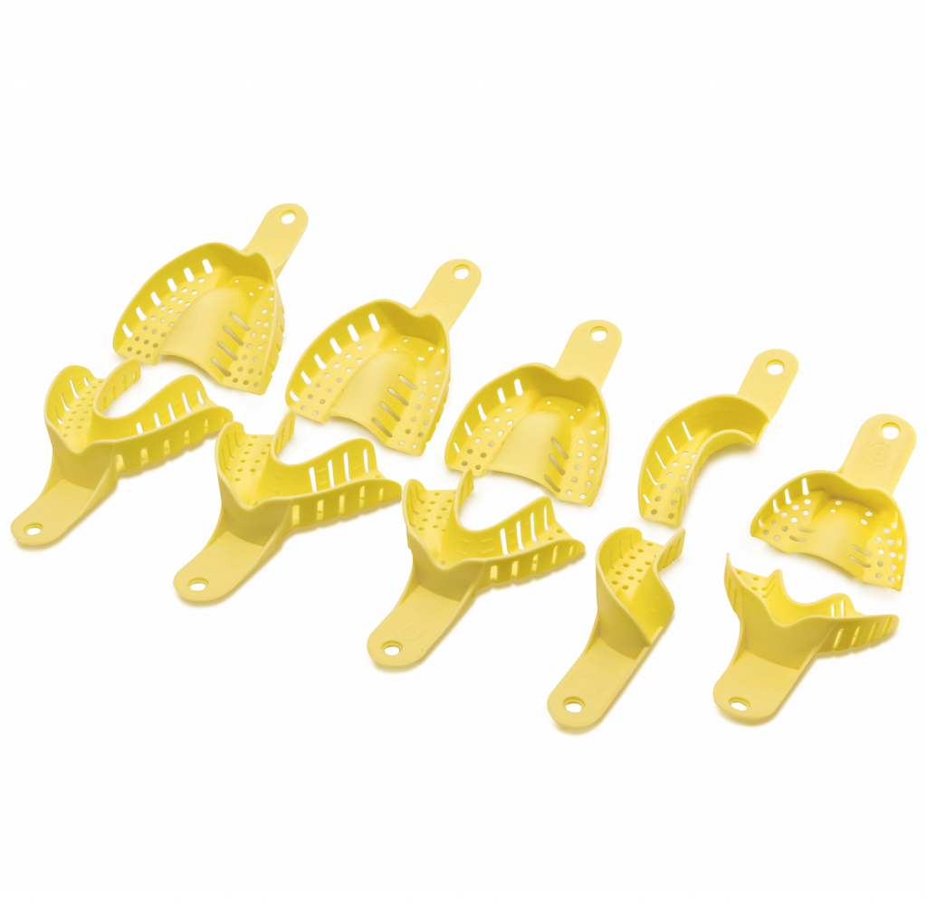 Juego de Cucharillas Plásticas Instrumental de Impresión Deposito Dental Odontology BG