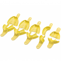 Juego de Cucharillas Plásticas Instrumental de Impresión Deposito Dental Odontology BG