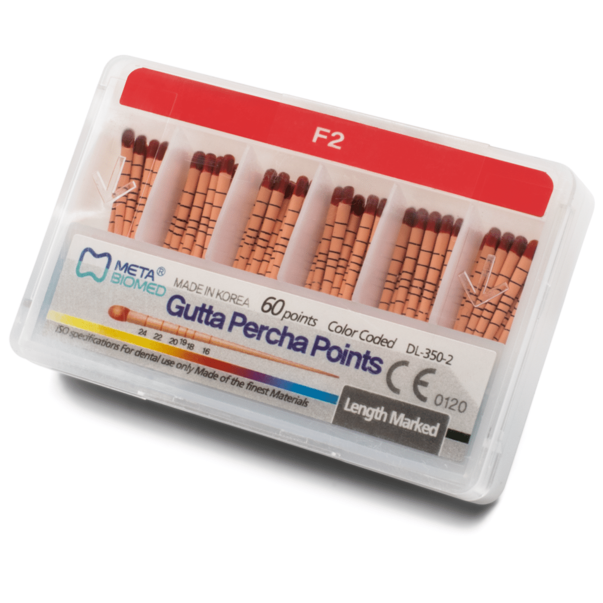 Gutapercha Taper -Marca: MetaBiomed Gutapercha | Odontology BG