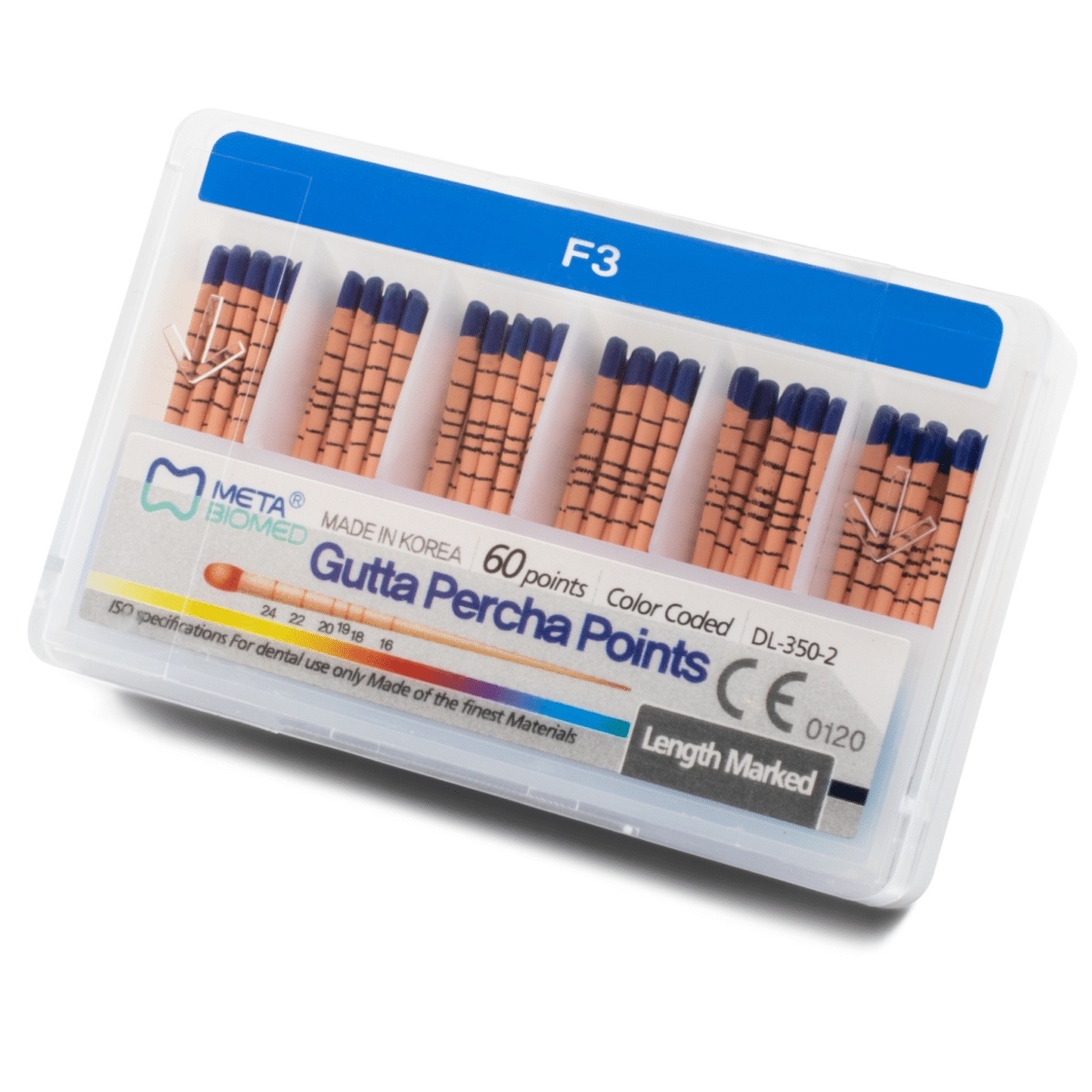 Gutapercha Taper -Marca: MetaBiomed Gutapercha | Odontology BG