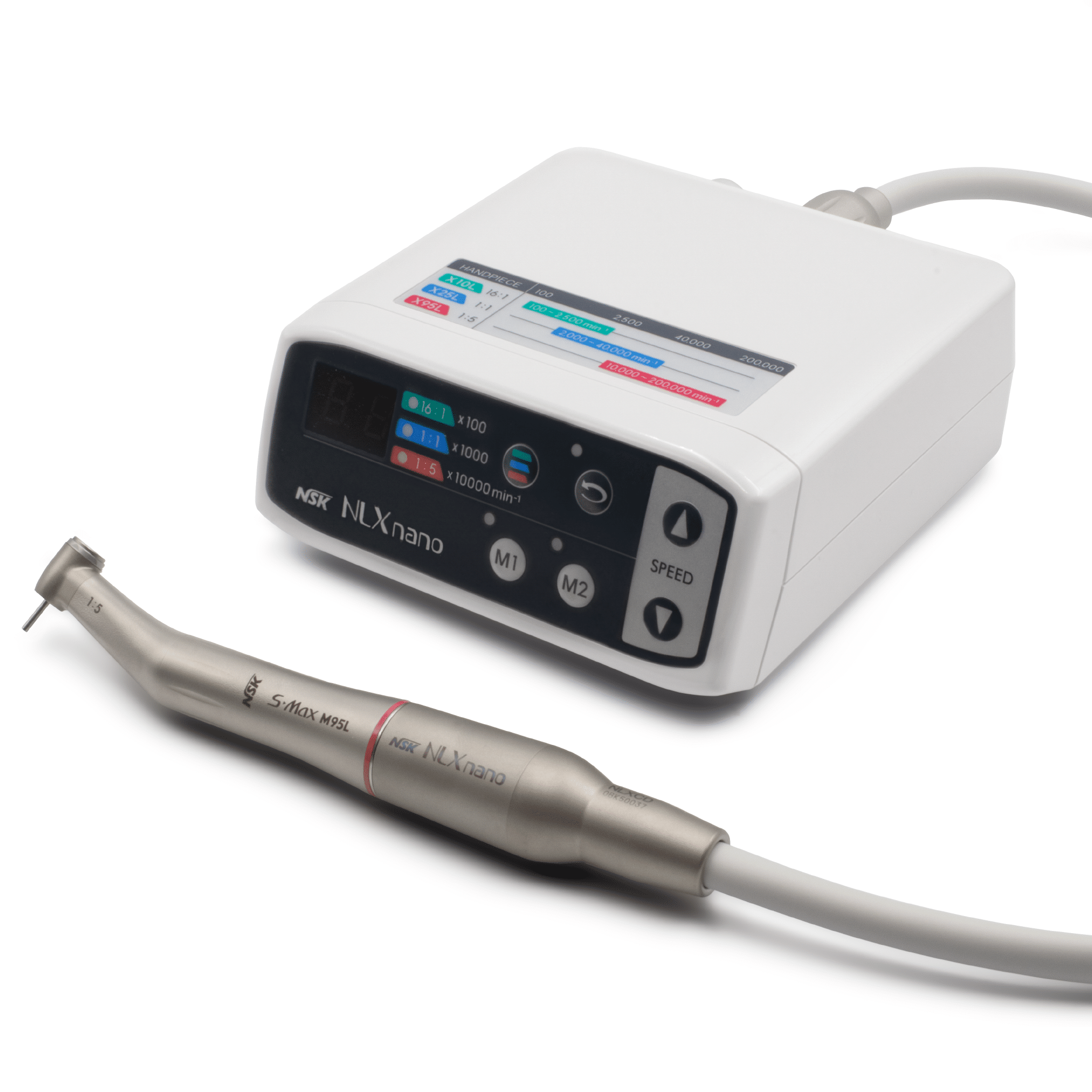 Micromotor NLX Nano Óptico M95L Deposito Dental Odontology BG