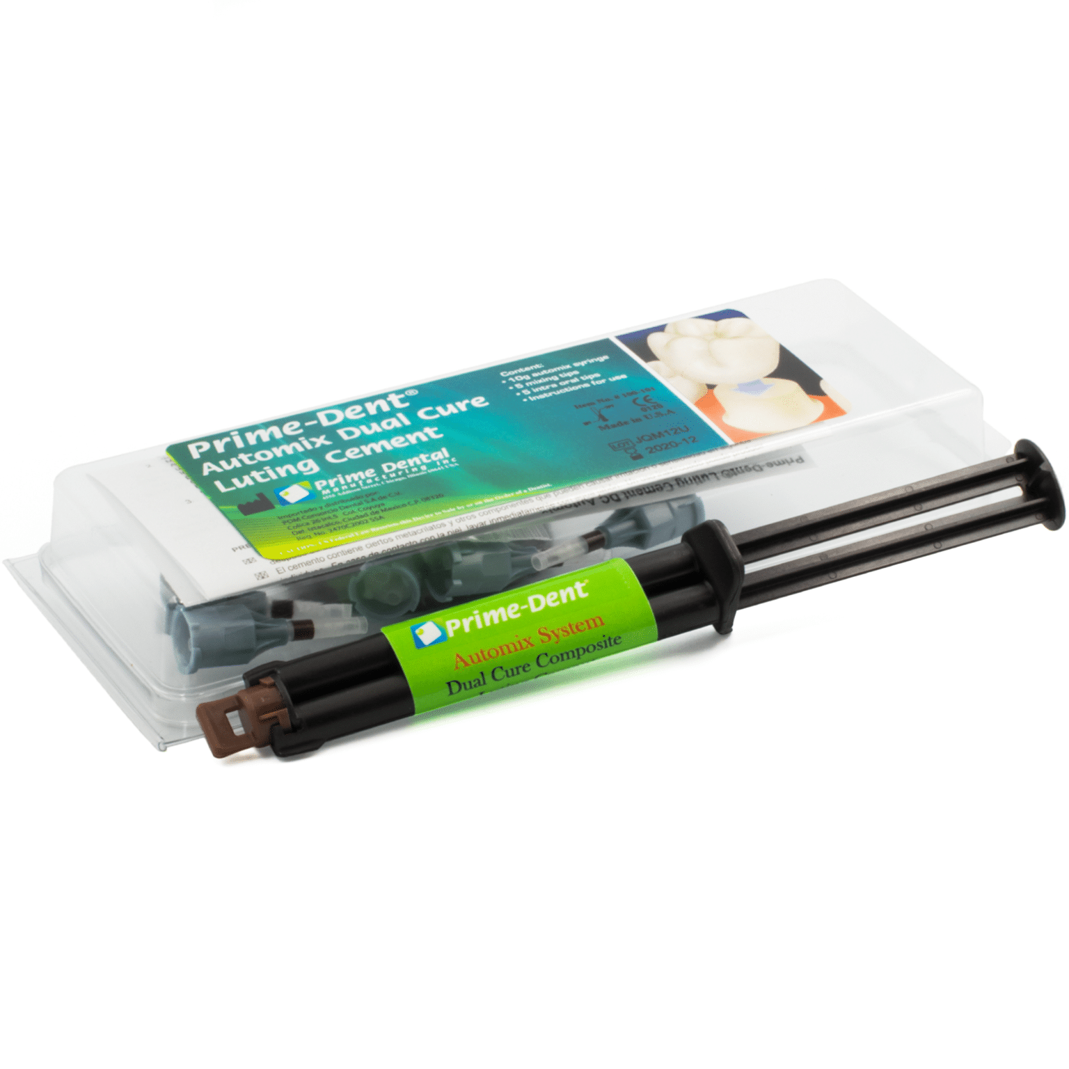 Resina Automix Dual Cure Luting Cement Deposito Dental Odontology BG