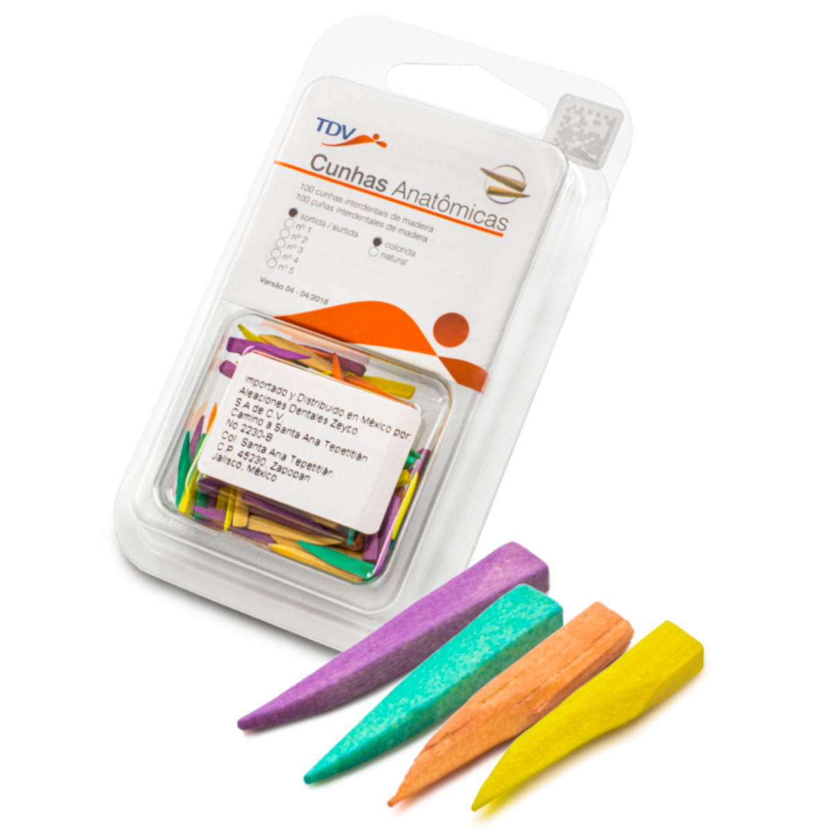 Cuñas Anatómicas de Madera -Marca: TDV Desechables | Odontology BG