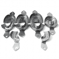 Juego de Cucharillas Metálicas Instrumental de Impresión Deposito Dental Odontology BG