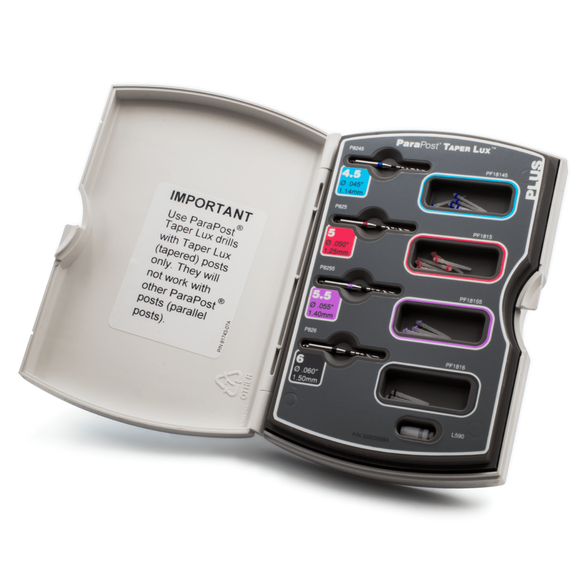 Poste Taper Lux Kit -Marca: Whaledent Postes | Odontology BG