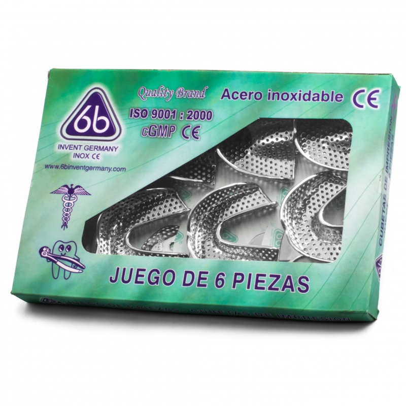 Cucharillas Metálicas Perforada Adulto Deposito Dental Odontology BG