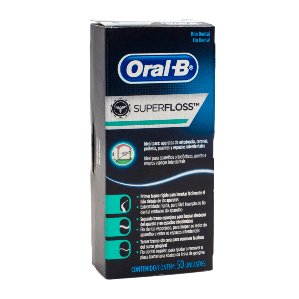 Hilo Super Floss Oral B-Deposito Dental Odontology BG