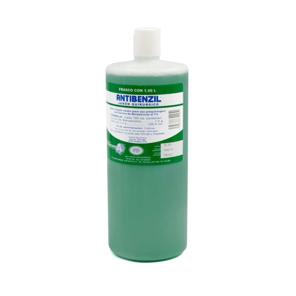 Antibenzil Jabón Quirúrgico -Marca: Altamirano Esterilización | Odontology BG