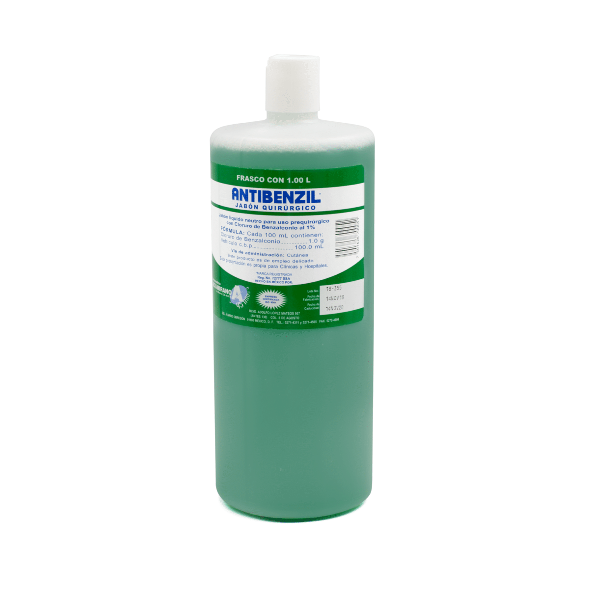 Antibenzil Jabón Quirúrgico -Marca: Altamirano Esterilización | Odontology BG