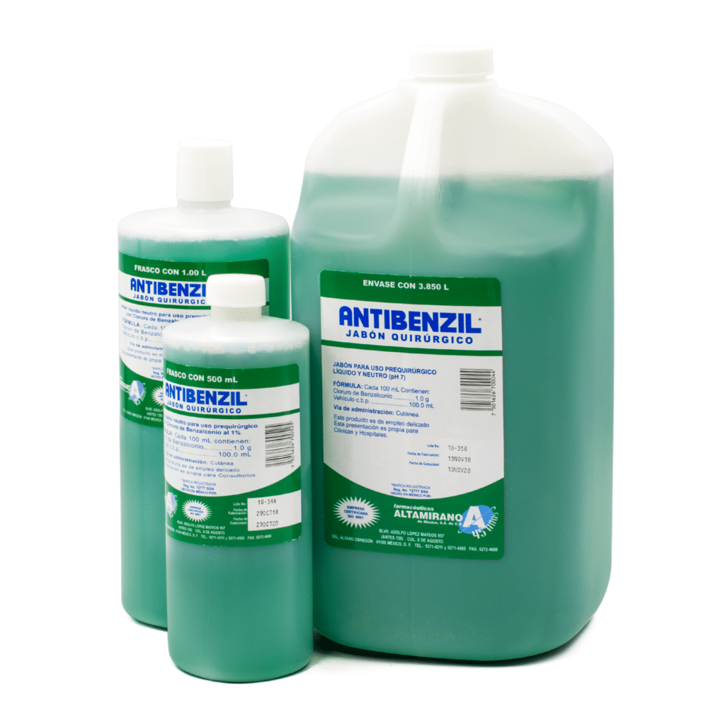 Antibenzil Jabón Quirúrgico -Marca: Altamirano Esterilización | Odontology BG