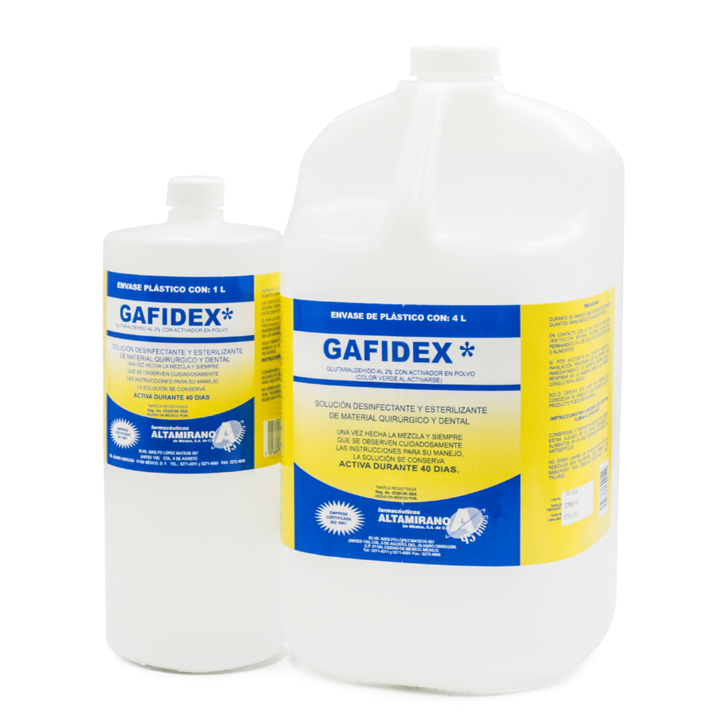 Gafidex Desinfectante -Marca: Altamirano Esterilización | Odontology BG