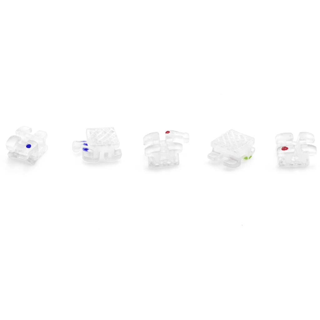 Brackets Crystal Ceramic Mini Brackets Deposito Dental Odontology BG