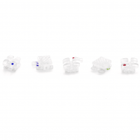 Brackets Crystal Ceramic Mini Aniversario Deposito Dental Odontology BG