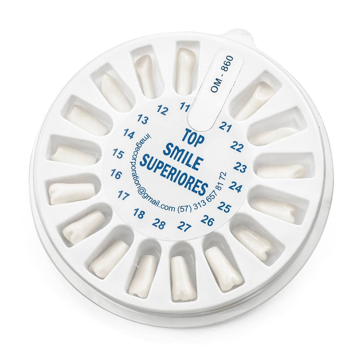 Dientes Tipodonto 860 -Marca: Genérica Articuladores | Odontology BG