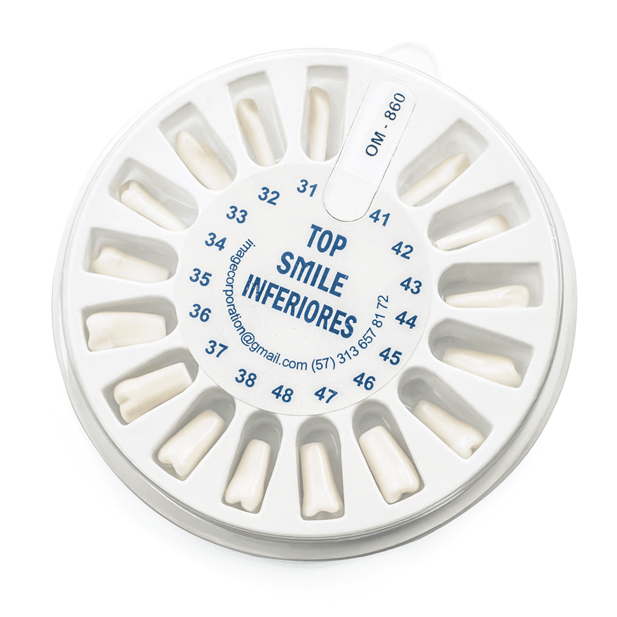 Dientes Tipodonto 860 -Marca: Genérica Articuladores | Odontology BG