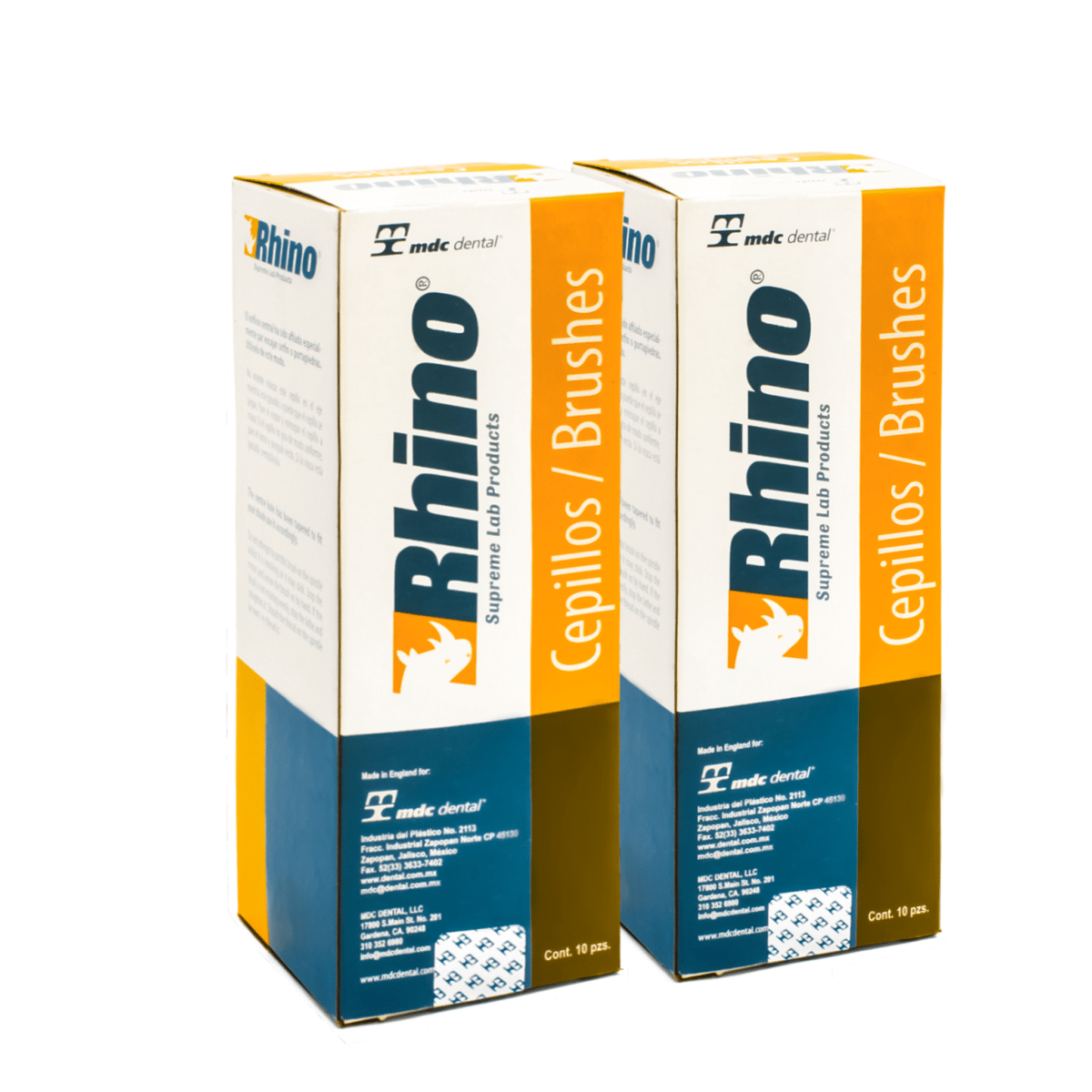 Cepillo 4 Hileras Plástico -Marca: Rhino Abrasivos | Odontology BG