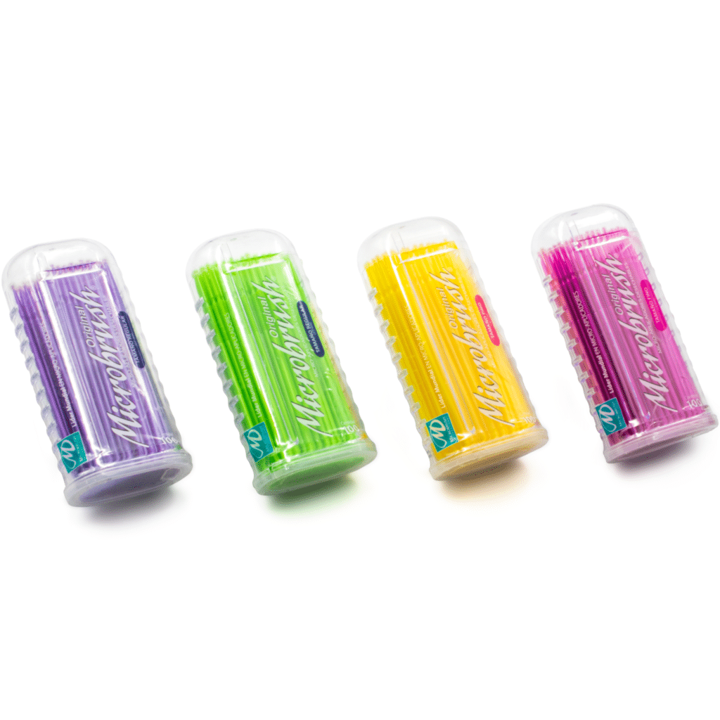 Microbrush Con 100 Piezas Deposito Dental Odontology BG