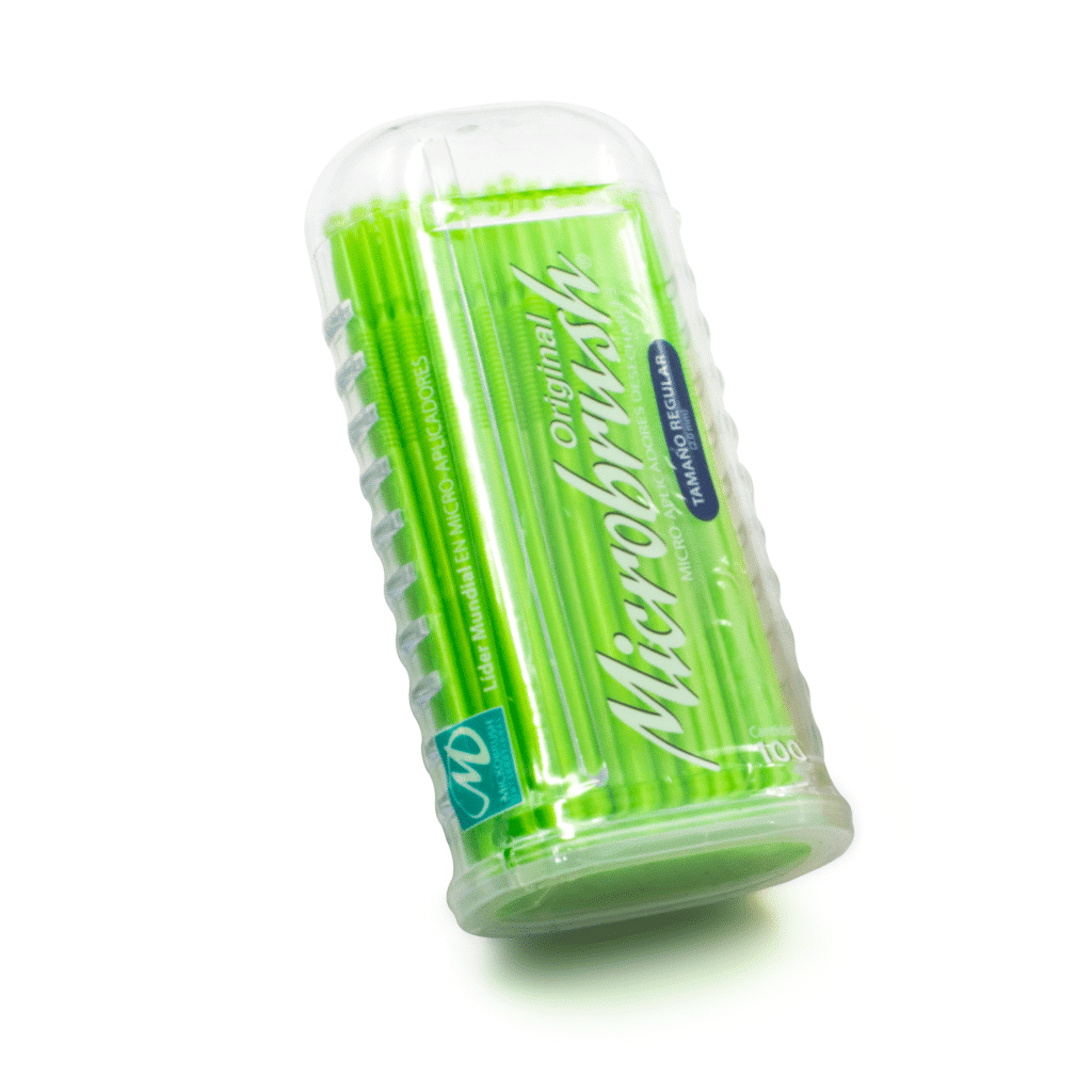 Microbrush Con 100 Piezas Deposito Dental Odontology BG