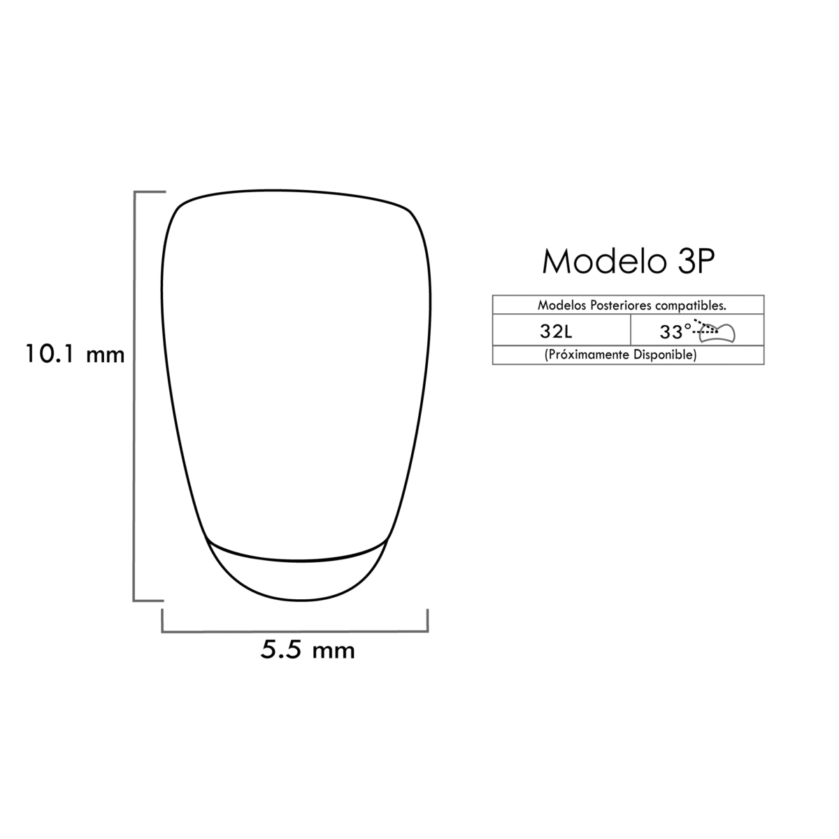 Dientes de Resina Anteriores - Inferiores -Marca: new tek Consumibles de Laboratorio | Odontology BG