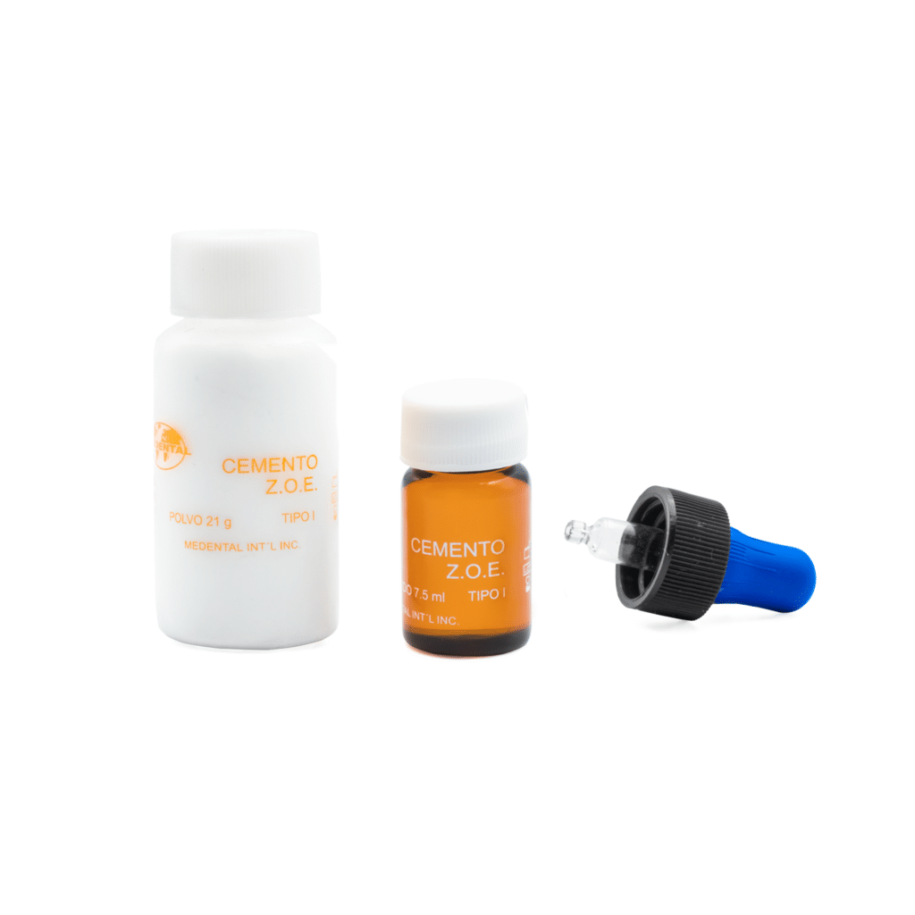 Cemento ZOE Tipo I Sin Endurecedor Cemento Deposito Dental Odontology BG