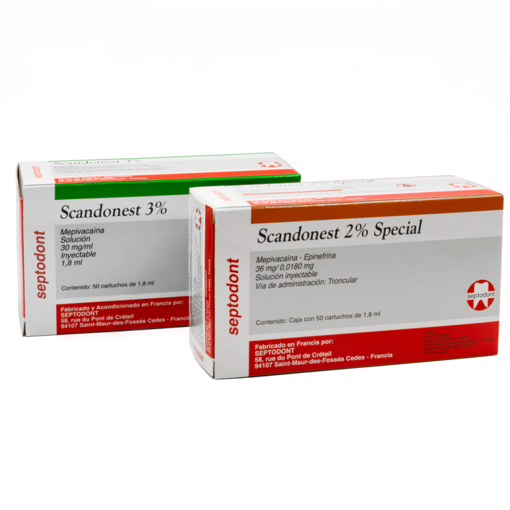 Anestesia Scandonest Anestesia Deposito Dental Odontology BG