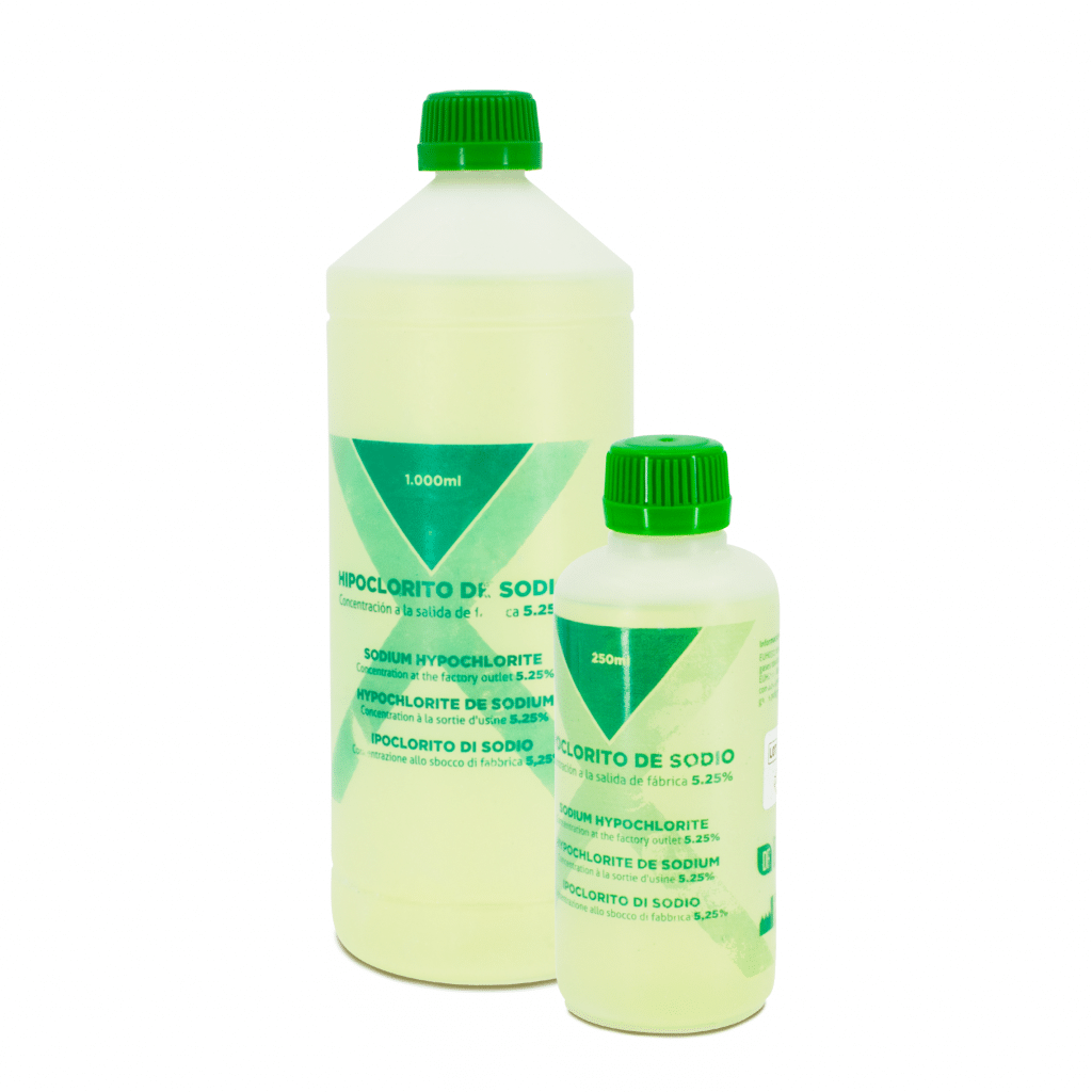 Hipoclorito Sodio 5.25% Lubricantes y Quelantes Deposito Dental Odontology BG