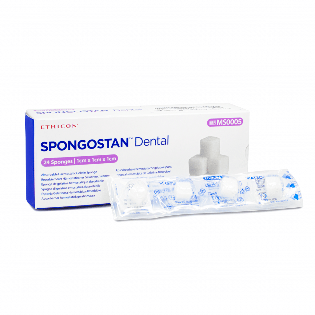 SPONGOSTAN MCA Regeneración Ósea Deposito Dental Odontology BG