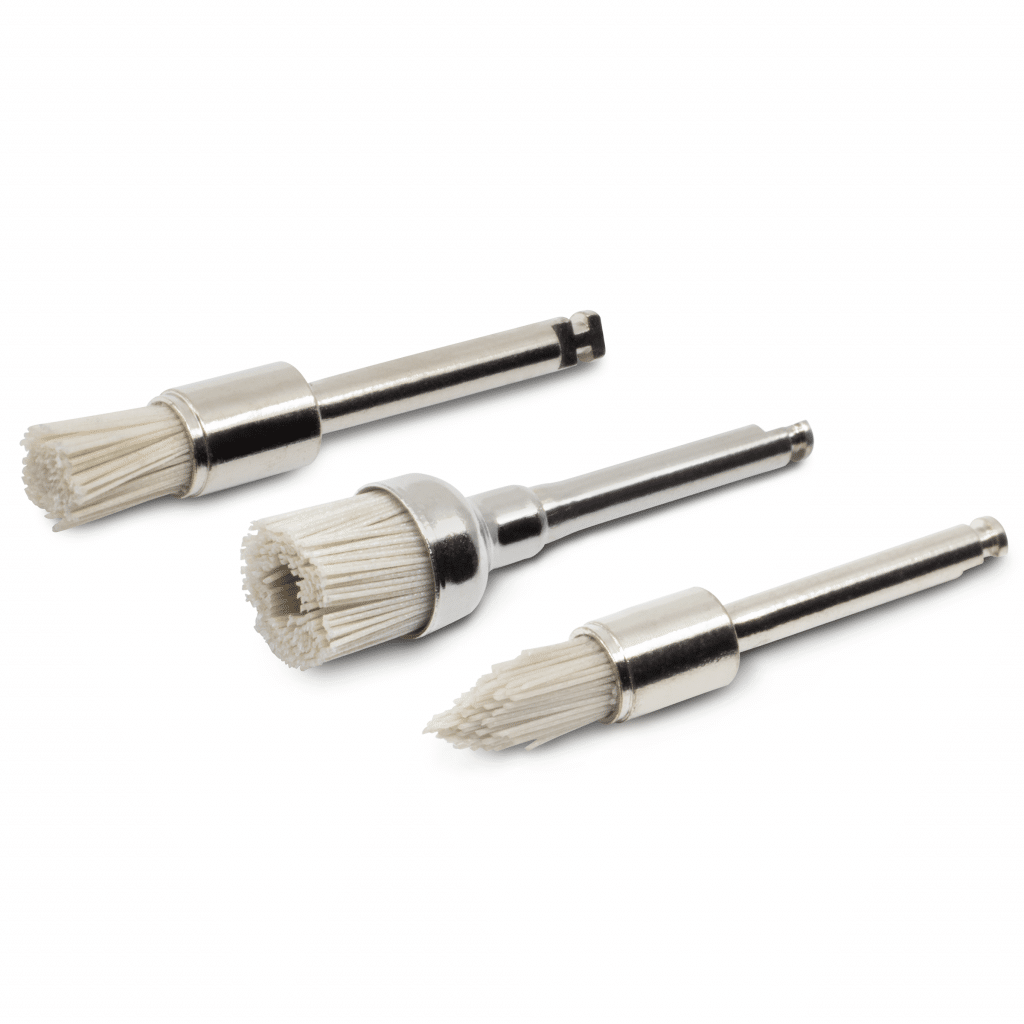 Cepillos De Aluminio C/10pzas Abrasivos Deposito Dental Odontology BG