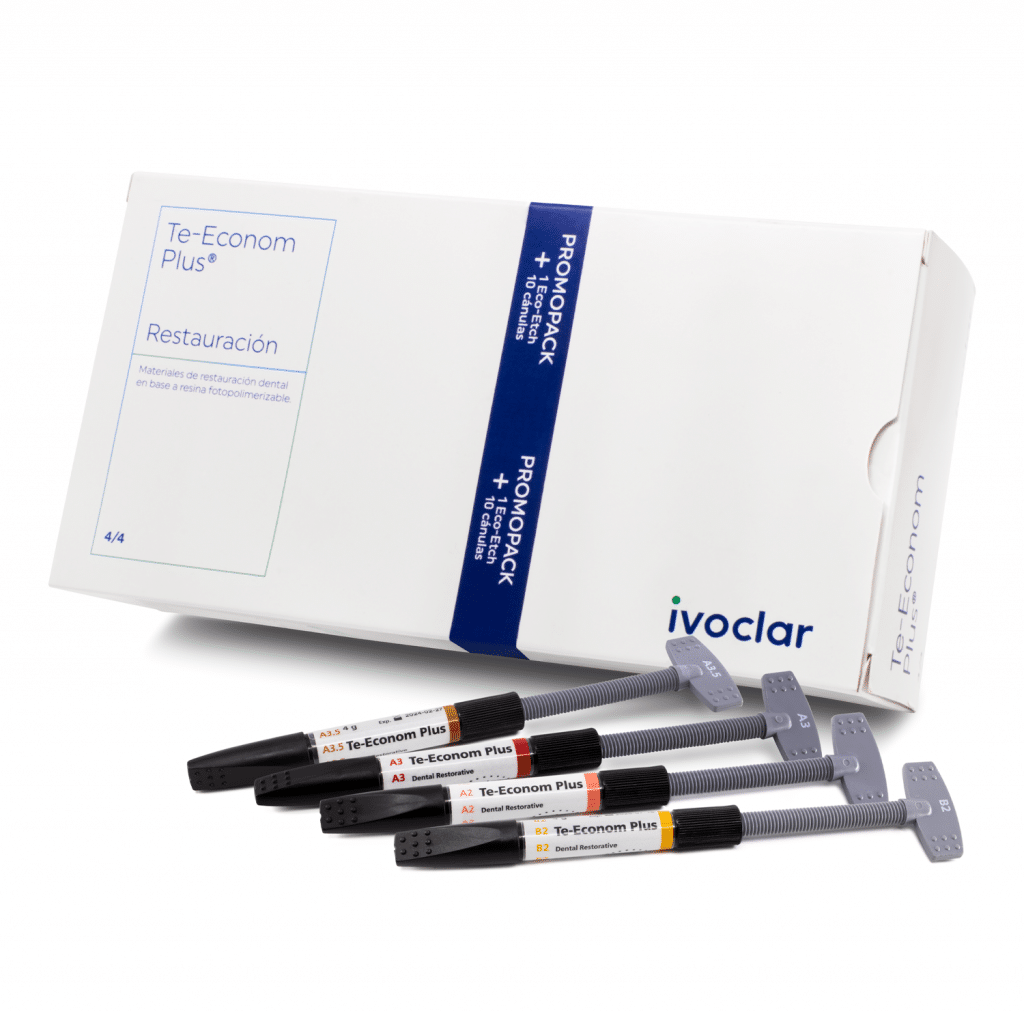 Te-Econom Plus Intro Pack 4x4g Resinas Deposito Dental Odontology BG