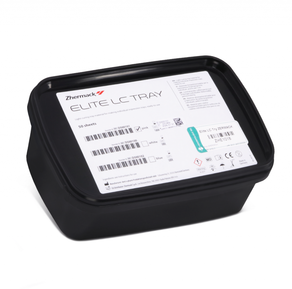 Elite LC Tray ZERMACK Consumibles de Impresión Deposito Dental Odontology BG