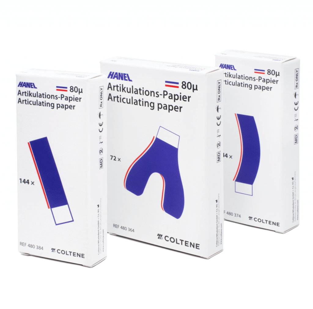 Papel Articular 80µ HANEL Papel Articular​ Deposito Dental Odontology BG