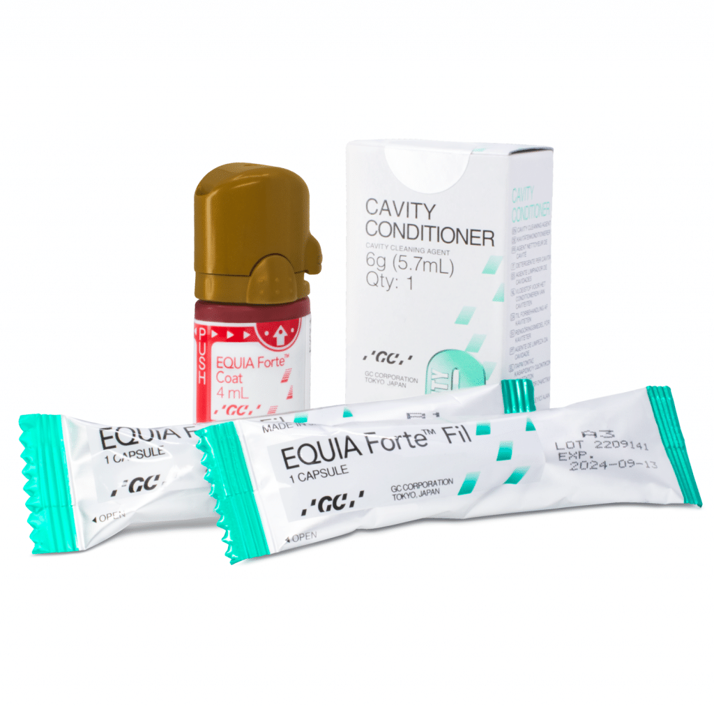 EQUIA FORTE Intro Kit Ionómeros Deposito Dental Odontology BG